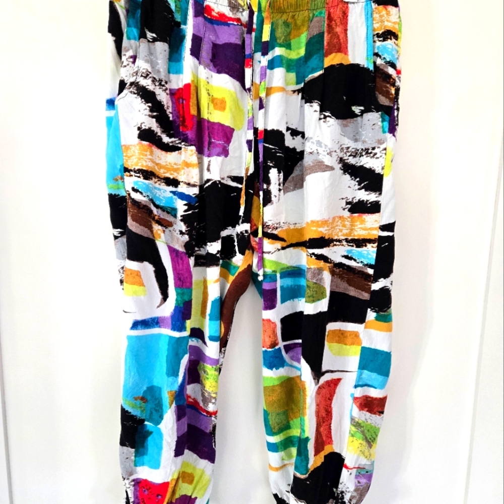 Jams World since 1964 Monaco SMALL Capris Pants Elastic Waist  Beach RN #40175